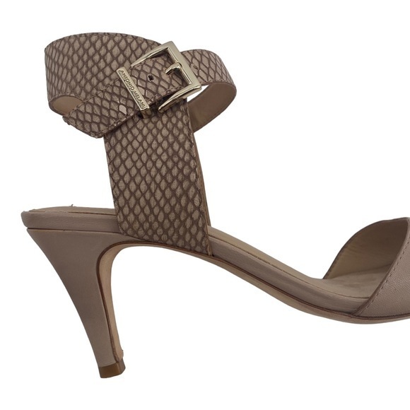 ANTONIO MELANI | Two-toned tan stiletto heels - Picture 6 of 9